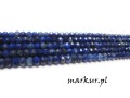 Lapis lazuli fasetka oponka 3/4 mm sznur