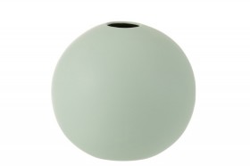 Wazon Kula Ceramiczna Pastelowy Zielony Duży 23,5 cm