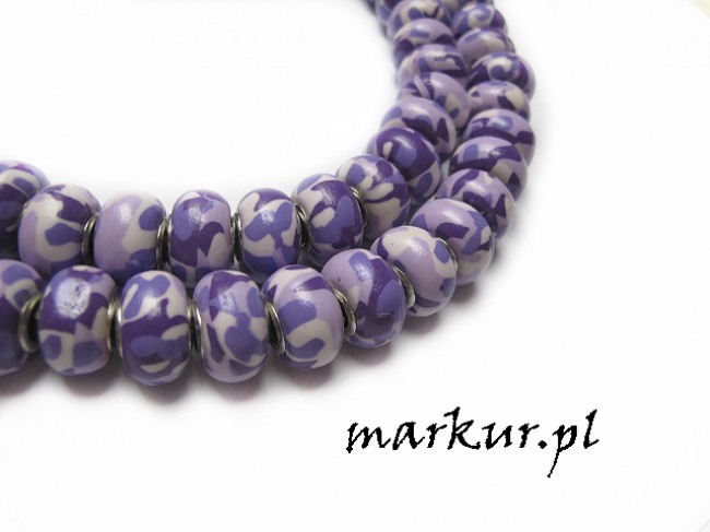 Koraliki fimo oponka 10/15 mm sznur
