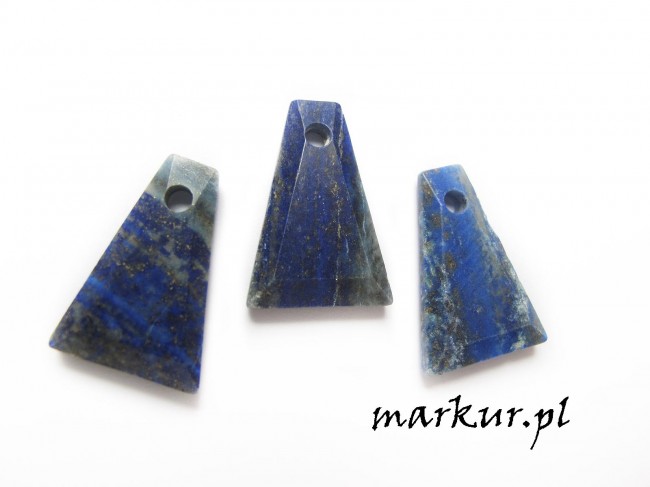 Lapis lazuli trapez zawieszka 17/25 mm