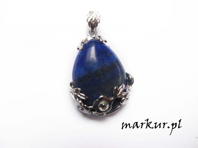 Lapis lazuli łezka zawieszka 25/33 mm