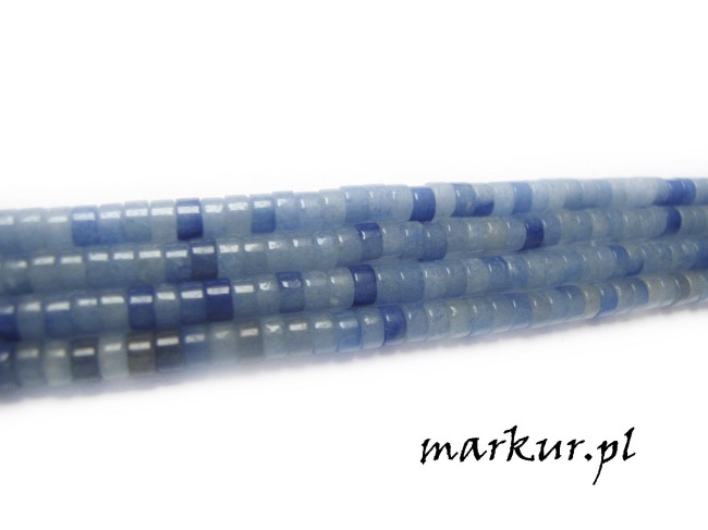 Awenturyn niebieski talarek 2/4 mm sznur