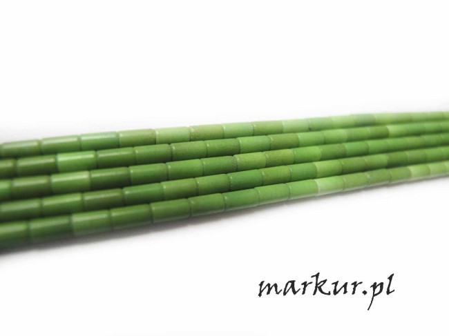 Howlit zielony pałeczka 2/4 mm sznur