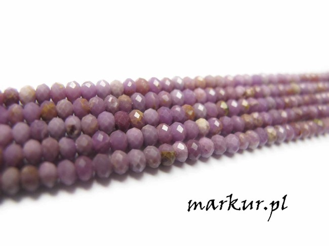 Phosphosiderite fasetka oponka 2/3 mm sznur