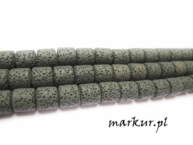 Lawa wulkaniczna khaki wałek 10 mm sznur