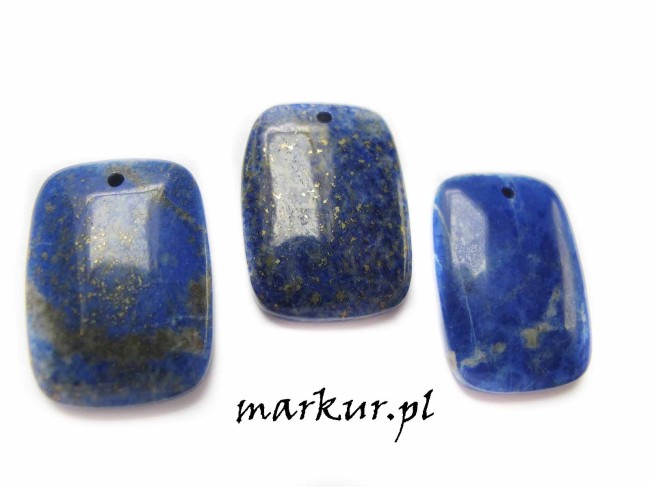 Lapis lazuli zawieszka prostokąt 18/25 mm