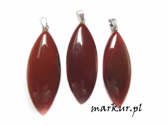 Karneol zawieszka 20/53 mm