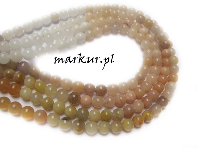 Awenturyn cieniowany mix kolorów kula  4 mm sznur (2)