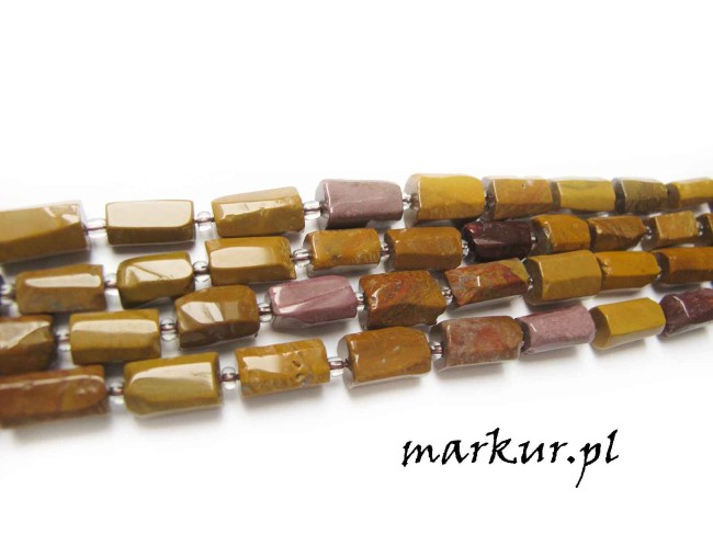 Mokait słupki nieregularne 8 - 12 mm sznur (2)