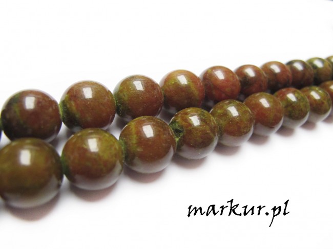 Marmur czerwono_zielony kula 14 mm sznur (1)