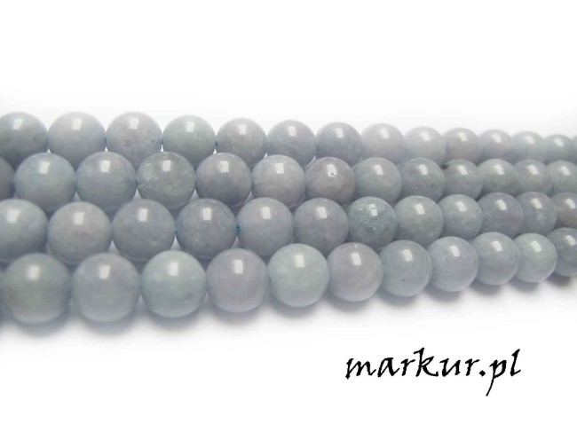 Jadeit jeansowy kula  8 mm sznur (2)