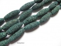 Lawa wulkaniczna zielona walec 10/30 mm sznur