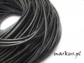 Rzemień jubilerski skórzany czarny grubość 2,5 mm opakowanie/100 metrów