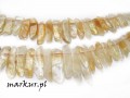 Cytryn naturalny pazury nieregularne 10-30/10-45 mm sznur