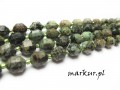 mini: Turkus afrykański naturalny fasetka beczka 10 mm sznur (1)