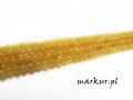 Jadeit żółty kula  2 mm sznur