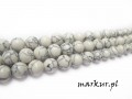 Turkus biały kula 10 mm sznur
