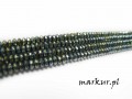 Hematyt kolor zielony fasetka oponka 2/4 mm sznur