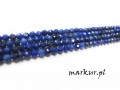 Lapis lazuli naturalny fasetka kula  2 mm sznur