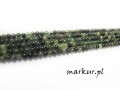 Jadeit ciemno zielony kula  2 mm sznur