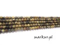 Jaspis leopardzi kula  3 mm sznur