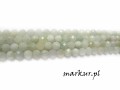 Jadeit Burmese zielony fasetka kula  3 mm sznur