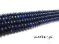 Lapis lazuli oponka 2/4 mm sznur