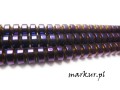 Hematyt kolor fioletowy oponka 3/4 mm sznur