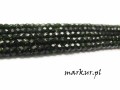 Szmaragd nilu fasetka oponka 2/3 mm sznur