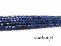 Lapis lazuli fasetka kostka  2,5 mm sznur