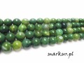 Agat zielony matrix kula  6 mm sznur