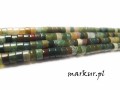 Agat indiański talarek 2/4 mm sznur