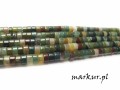 Agat indiański talarek 2/4 mm sznur
