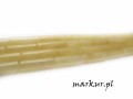 Jadeit żółty pałeczka 4/13 mm sznur