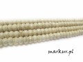 Howlit ecru fasetka oponka  4/6 mm sznur