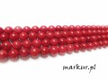 Howlit czerwony kula  4 mm sznur