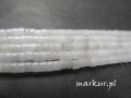 Jadeit biały talarek 2/3 mm sznur