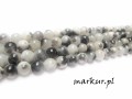 Jadeit dalmatyńczyk kula 10 mm sznur