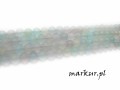 Agat błękitny trawiony kula  6 mm sznur