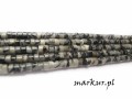 Jaspis żyłkowy talarek 2/4 mm sznur