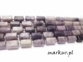 Lepidolit liliowy słupki nieregularne 8/11-13 mm sznur