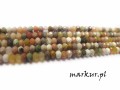 Agat Alashan fasetka oponka 2/3 mm sznur