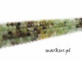 Chryzopraz cieniowany fasetka oponka 2/3 mm sznur