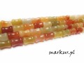 Jadeit mix kolorów bambo 8/12 mm sznur