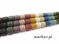 Lawa wulkaniczna mix kolorów wałek 8/9 mm sznur