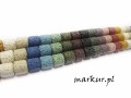 Lawa wulkaniczna mix kolorów wałek 8/9 mm sznur