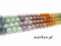 Mix kamieni cieniowany kula  4 mm sznur