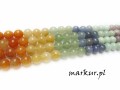 Mix kamieni cieniowany kula  4 mm sznur