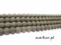 Lawa wulkaniczna szara kula  6 mm sznur