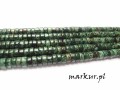 Jaspis impresja szmaragdowy talarek 2/4 mm sznur